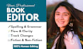proofread, copy edit, and polish your book and manuscript