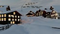 design 3d ski resort, mountain lodge and winter resort cgi using unreal engine
