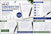 write neat handwritten notes and assignments in english
