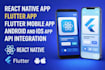 mobile ios app development, react native, flutter mobile app, api integration