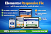 fix elementor responsive issues for mobile and tablet