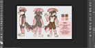 draw furry reference sheet, fursona ref sheet, furry art character design