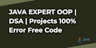 develop java console applications oop projects and fix bugs