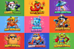 do outstanding cartoon, mascot and character logo