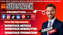 write substack article and boost substack newsletter growth organically