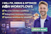 fix make com, zapier, n8n, no code automation workflows and ai agents with vapi