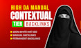 build high authority manual contextual tier backlinks for SEO