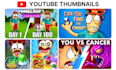 draw a custom cartoon youtube thumbnail