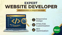 build a modern responsive website and deploy it on netlify