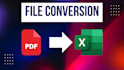convert shipping paperwork pdfs into a excel tracking spreadsheet
