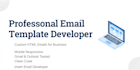 code custom HTML email template