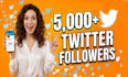 5000 twitter followers as your need