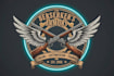 create creative and good looking gun shop logo design