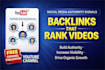 build a powerful youtube SEO backlink network for ranking and traffic