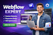 develop professional webflow website