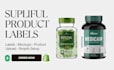 design supliful product labels, upload products, build supliful shopify website