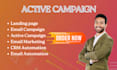 set up active campaign email automation, campaigns, and integrations
