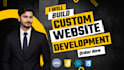 build websites as a full stack web developer, PHP laravel, HTML, CSS, react, js