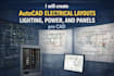 create autocad electrical layouts lighting power and panels pro cad