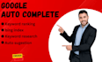 do google autocomplete for website ranking,bing,keyword ranking