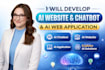 develop ai website, ai chatbot, ai web application, ai software developer