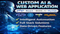 develop custom ai software and full stack web applications