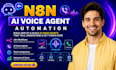 build n8n ai agent, n8n workflow, ai calling agent