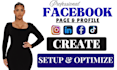 do facebook business page create and setup, social media accounts instagram page