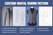 draft professional sewing patterns for blazers ,coats and tailored garment