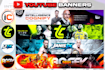 create a youtube banner and logo