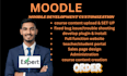 install, setup and customize moodle lms elearning website