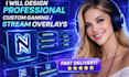 create streamlabs, streamyard obs stream overlay for your youtube podcast