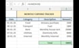 create a professional excel expense tracker and budget sheet