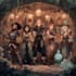 do a dnd party art or dnd character art