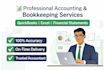 do bookkeeping, accounting financial statements, excel