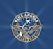 design a vintage blue angel logo with classic celestial elegance