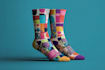 design custom and unique socks design