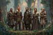 create fantasy characters, creatures, dnd art,