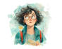 paint a beautiful watercolour illustration