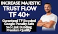 increase majestic trust flow tf 40 plus