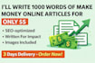 write 1000 words on make money online