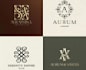 create a modern and unique monogram or initial letter logo