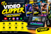 clipper video clipper twitch clipper stream clipper podcast clip video cutter