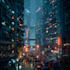 make cyberpunk city illustrations