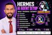 setup openclaw or hermes agent on cloud or local