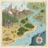 make fantasy map illustration