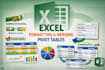 format clean  merge edit excel files
