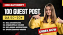 guest post, high da guest post and dofollow guest posting on da90 website