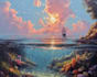 create hand painted oil painting illustrations