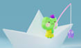 sculpt a cute, stylized 3d character based on your idea